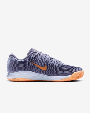 کفش تنیس مردانه نایک  Nike Vapor 12 Tennis Shoes Clay- خاکستری