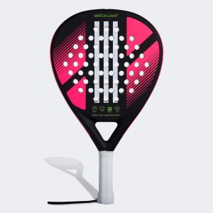 راکت پدل بزرگسال آدیداس Match Light 3.2 Padel Racket - صورتی/مشکی