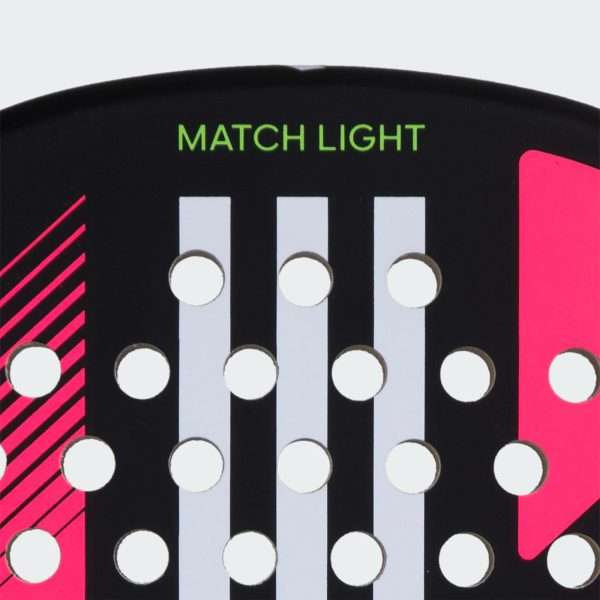 راکت پدل بزرگسال آدیداس Match Light 3.2 Padel Racket - صورتی/مشکی - Image 3