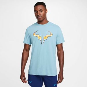 تی شرت تنیس مردانه نایک Rafa Nike Court Dri-FIT– آبی