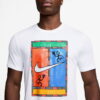 تی شرت تنیس مردانه نایک NikeCourt Dri-FIT Graphic Print- سفید - Image 2
