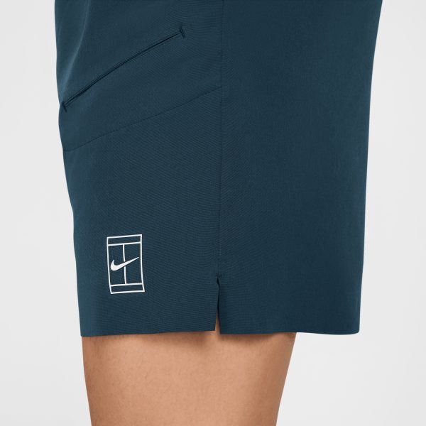 شلوارک تنیس مردانه نایک NikeCourt Advantage Dri-FIT 20 cm - سرمه ای