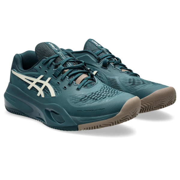 کفش تنیس مردانه اسیکس - Asics GEL-RESOLUTION X Clay- سبز - Image 6