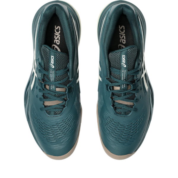 کفش تنیس مردانه اسیکس - Asics GEL-RESOLUTION X Clay- سبز - Image 7