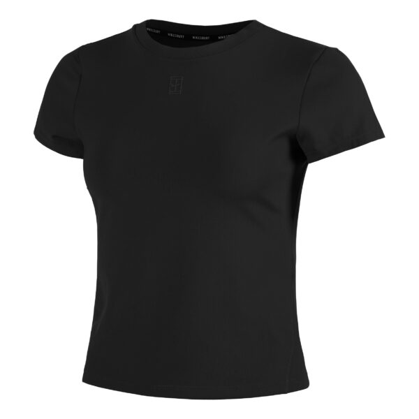 تی شرت تنیس زنانه نایک NikeCourt Advantage Dri-FIT - مشکی