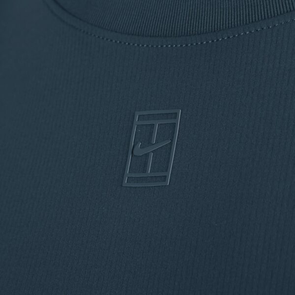 تی شرت تنیس زنانه نایک NikeCourt Advantage Dri-FIT - سرمه ای - Image 3