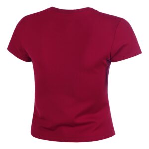 تی شرت تنیس زنانه نایک NikeCourt Advantage Dri-FIT – زرشکی