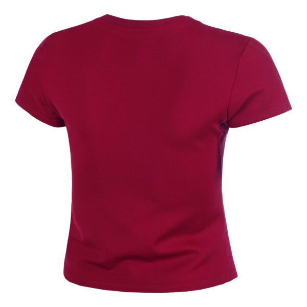 تی شرت تنیس زنانه نایک NikeCourt Advantage Dri-FIT - زرشکی - Image 2