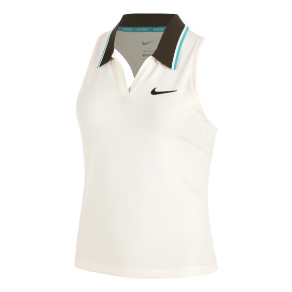 تاپ تنیس زنانه نایک Nike Slam Dri-FIT Paris - کرم