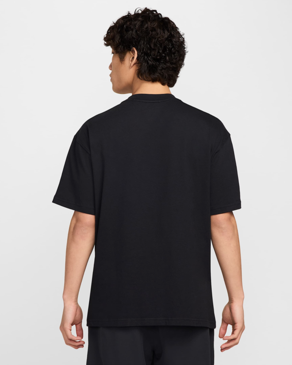 تی شرت تنیس مردانه نایک NikeCourt Max90 Printed - مشکی - Image 2