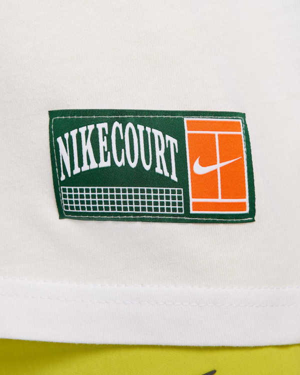 تی شرت تنیس مردانه نایک NikeCourt Max90 Printed - سفید - Image 4