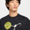 تی شرت تنیس مردانه نایک NikeCourt Max90 Printed - مشکی - Image 6