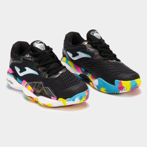 کفش تنیس مردانه جوما JOMA Smash Men 2591 Negro Clay - چندرنگ - Image 5