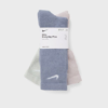 جوراب تنیس نایک Nike Everyday Plus Cushioned Crew 3-pack - پک سه تایی - چندرنگ