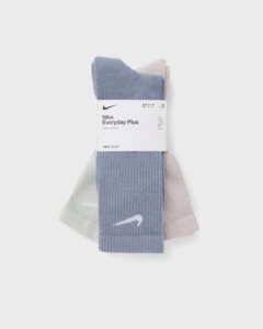 جوراب تنیس نایک Nike Everyday Plus Cushioned Crew 3-pack - پک سه تایی - چندرنگ