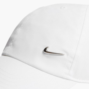 کلاه تنیس نایک Nike DRI-FIT Club Soft Metal Swoosh Hat- سفید