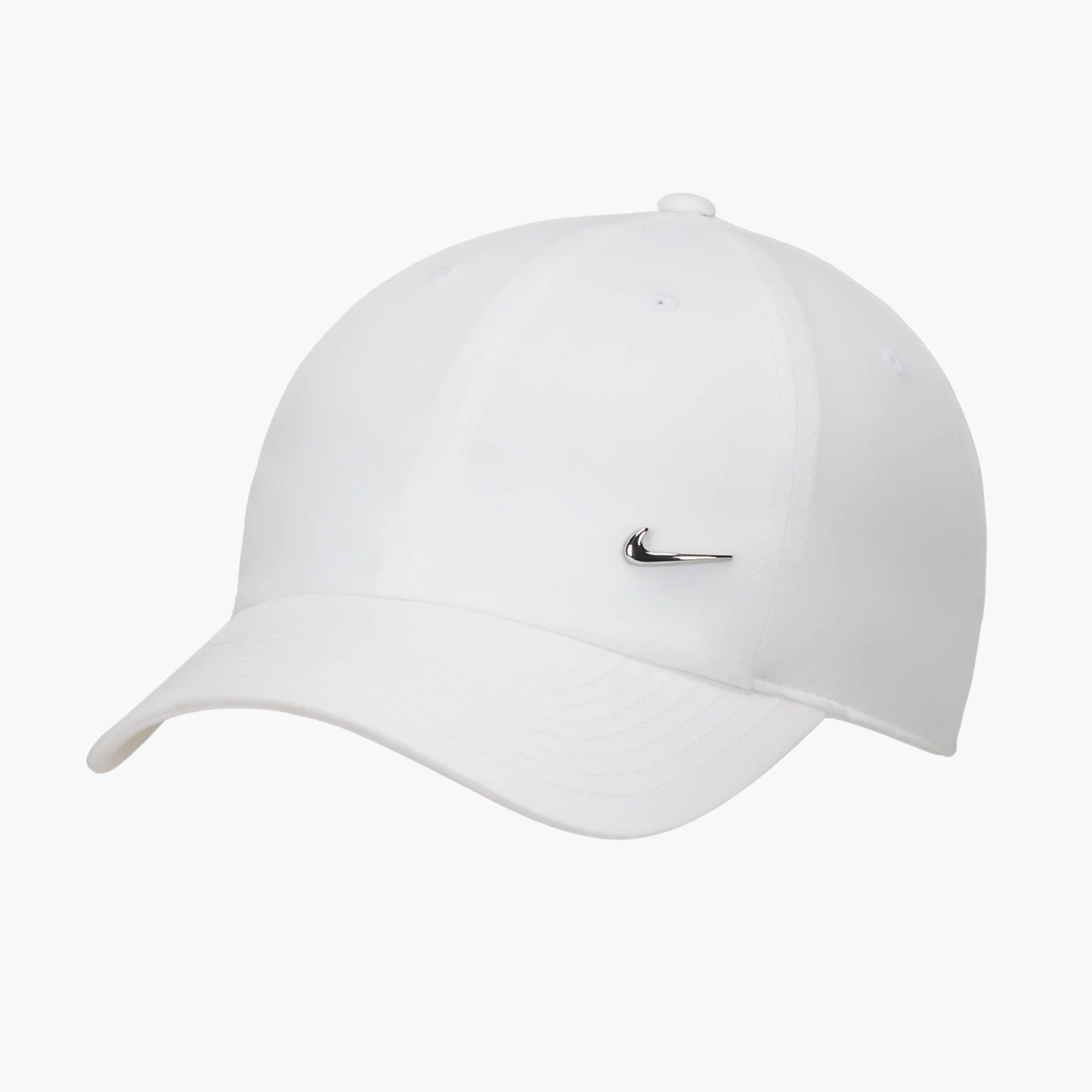 کلاه تنیس نایک Nike DRI-FIT Club Soft Metal Swoosh Hat- سفید کلاه تنیس نایک Nike DRI-FIT Club Soft Metal Swoosh Hat- سفید