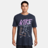 تی شرت تنیس مردانه نایک NikeCourt Printed - مشکی