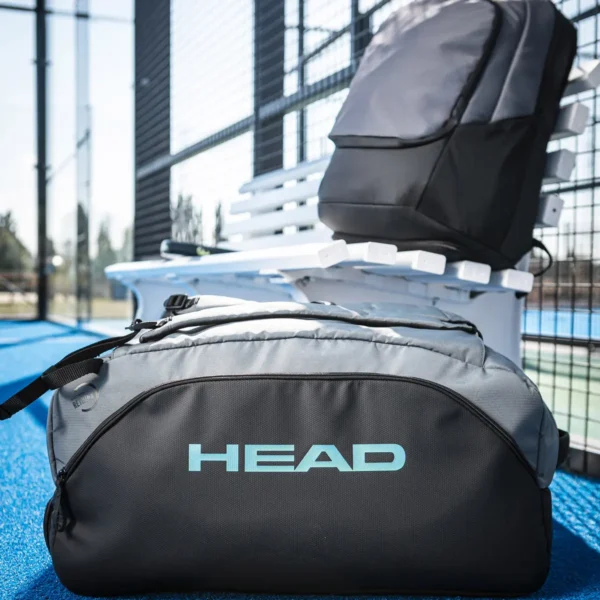 ساک تنیس هد HEAD Pro X L Duffle BkDG - مشکی طوسی - Image 4