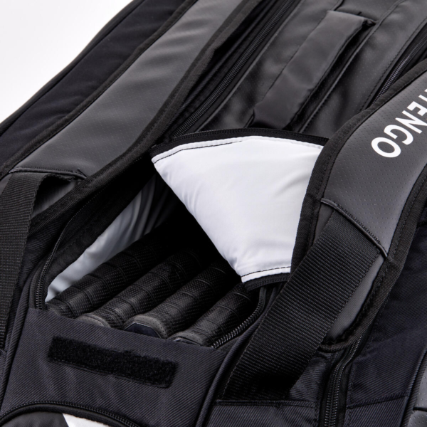 ساک تنیس آرتنگو ARTENGO 12 Rackets - Thermobag - XL Pro Gael Monfils- مشکی - Image 5