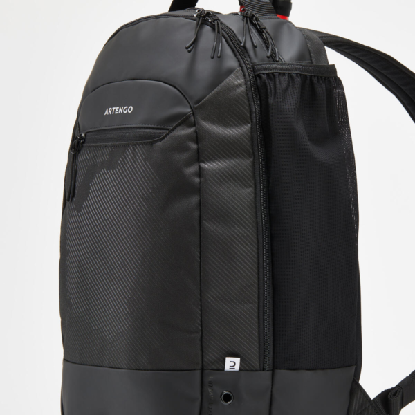 ساک تنیس آرتنگو ARTENGO Tennis Backpack - 24L - M Team- مشکی - Image 11