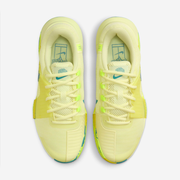 کفش تنیس زنانه نایک Nike Zoom GP Challenge 1 Premium Tennis Shoes- زرد - Image 6