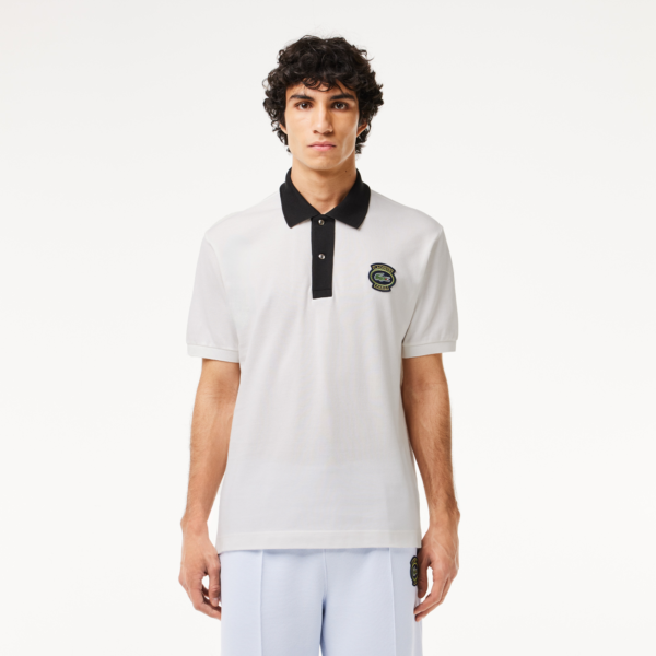پلوشرت تنیس مردانه لاکست Lacoste Classic Fit Badge Polo - سفید