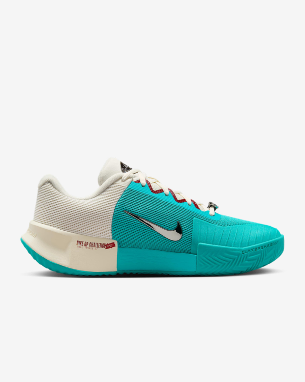 کفش تنیس زنانه نایک Nike Zoom GP Challenge Pro Clay Tennis Shoe- فیروزه ای - Image 2