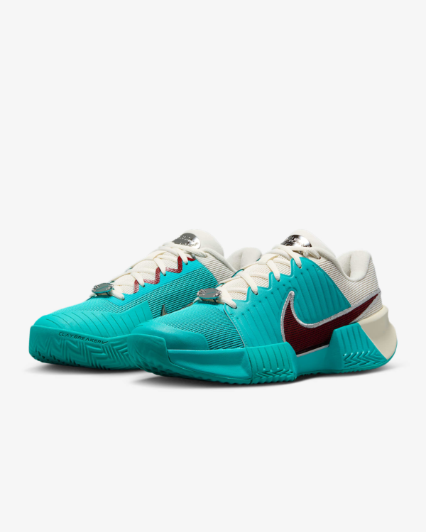 کفش تنیس زنانه نایک Nike Zoom GP Challenge Pro Clay Tennis Shoe- فیروزه ای - Image 5