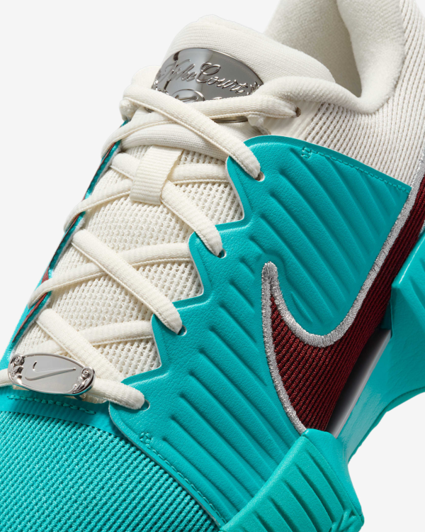 کفش تنیس زنانه نایک Nike Zoom GP Challenge Pro Clay Tennis Shoe- فیروزه ای - Image 8