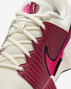 کفش تنیس زنانه نایک Nike Zoom GP Challenge Pro – سفید/قرمز - تصویر 8