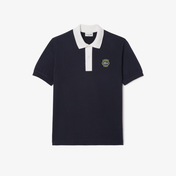 پلوشرت تنیس مردانه لاکست Lacoste Classic Fit Badge Polo - مشکی - Image 6
