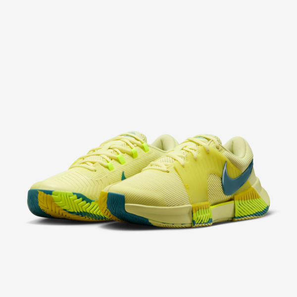 کفش تنیس زنانه نایک Nike Zoom GP Challenge 1 Premium Tennis Shoes- زرد - Image 5