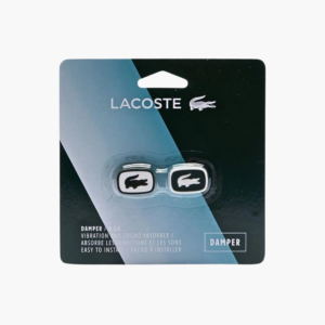 ضربه گیر تنیس لاکست - LACOST Logo Anti-Vibration - پک دو عددی - سفید/مشکی