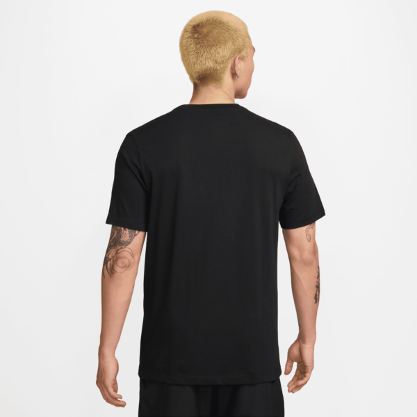 تی شرت تنیس مردانه نایک NikeCourt Dri-FIT Printed - مشکی - Image 2