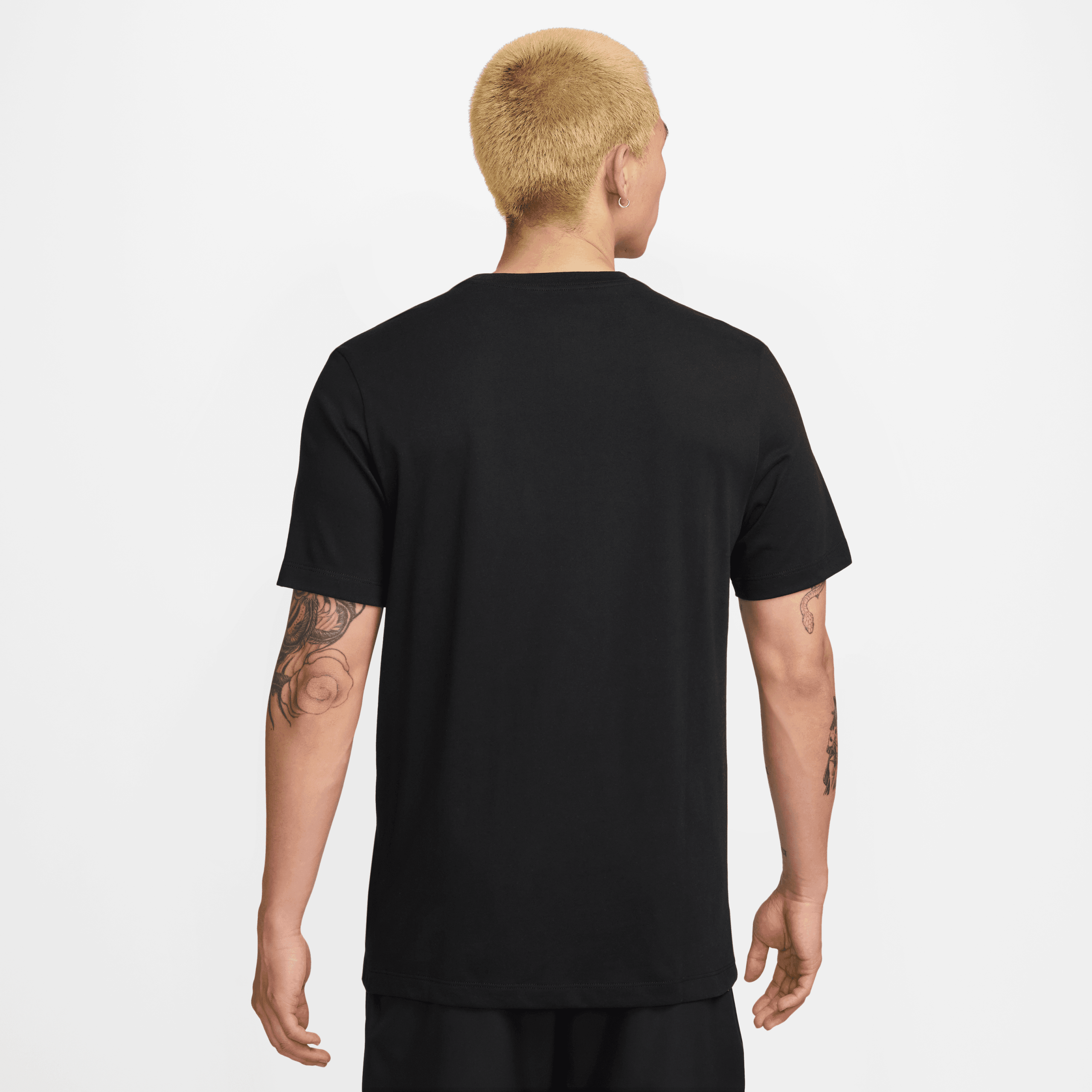 تی شرت تنیس مردانه نایک NikeCourt Dri-FIT Printed - مشکی - تصویر 2
