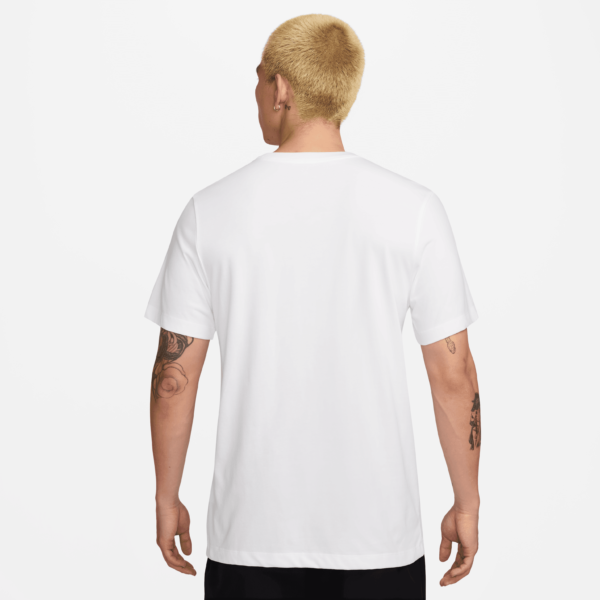 تی شرت تنیس مردانه نایک NikeCourt Dri-FIT Printed - سفید - Image 2