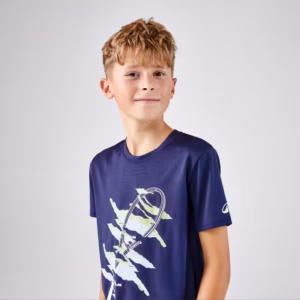 تی شرت تنیس بچه گانه آرتنگو Navy Blue – TTS Essentiel Jr – آبی