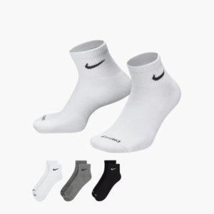 جوراب تنیس نایک Nike Everyday Plus Padded Training Socks 3-Pack پک سه تایی- چندرنگ