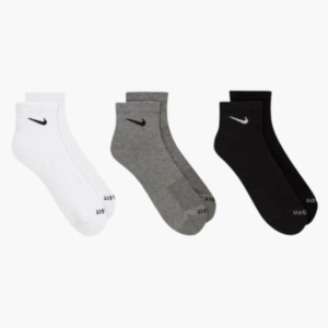 جوراب تنیس نایک Nike Everyday Plus Padded Training Socks 3-Pack پک سه تایی- چندرنگ