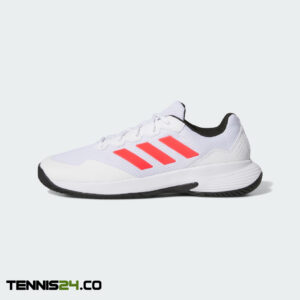 کفش تنیس مردانه آدیداس - ADIDAS Gamecourt 2.0 - سفید/قرمز