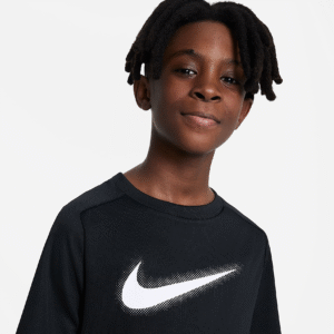 تی شرت تنیس بچگانه نایک - Nike Multi Dri-FIT Graphics- مشکی