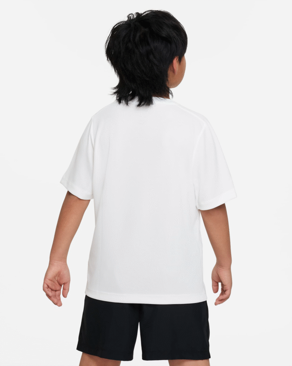 تی شرت تنیس بچگانه نایک - Nike Multi Dri-FIT Graphics- سفید - Image 2