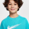 تی شرت تنیس بچگانه نایک - Nike One Dri-FIT Fitted - فیروزه ای - Image 4