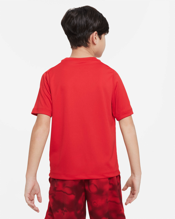 تی شرت تنیس بچگانه نایک - Nike Multi Dri-FIT Graphics- قرمز - Image 2
