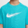 تی شرت تنیس بچگانه نایک - Nike One Dri-FIT Fitted - فیروزه ای - Image 3
