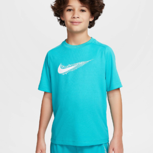 تی شرت تنیس بچگانه نایک - Nike One Dri-FIT Fitted - فیروزه ای