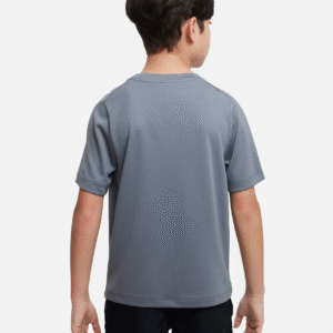 تی شرت تنیس بچگانه نایک – Nike Multi Dri-FIT Graphics- خاکستری