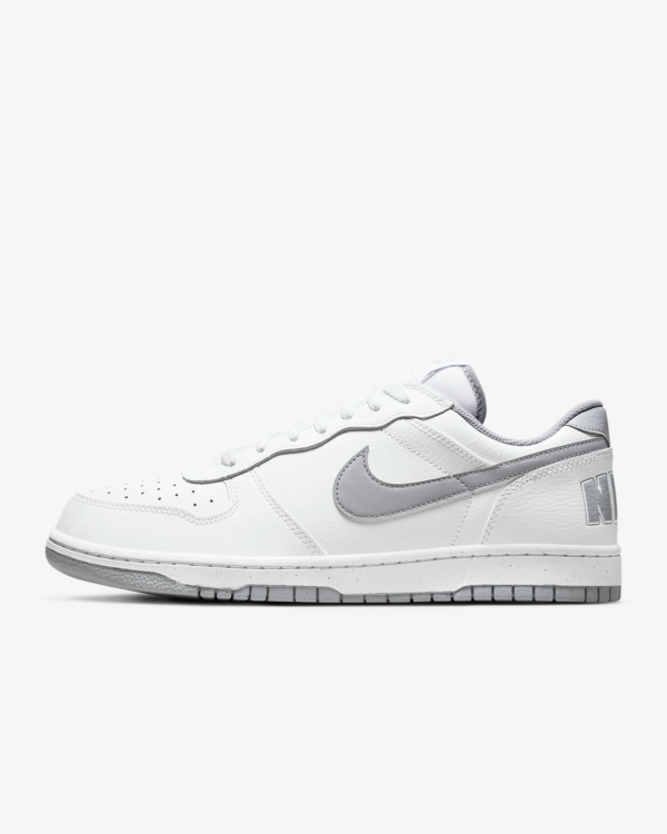 کفش رانینگ مردانه نایک - Nike Big Low - سفید/خاکستری