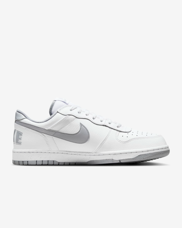کفش رانینگ مردانه نایک - Nike Big Low - سفید/خاکستری - Image 2